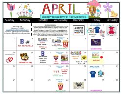 April Calendar 